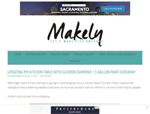 Tablet Screenshot of makelyhome.com
